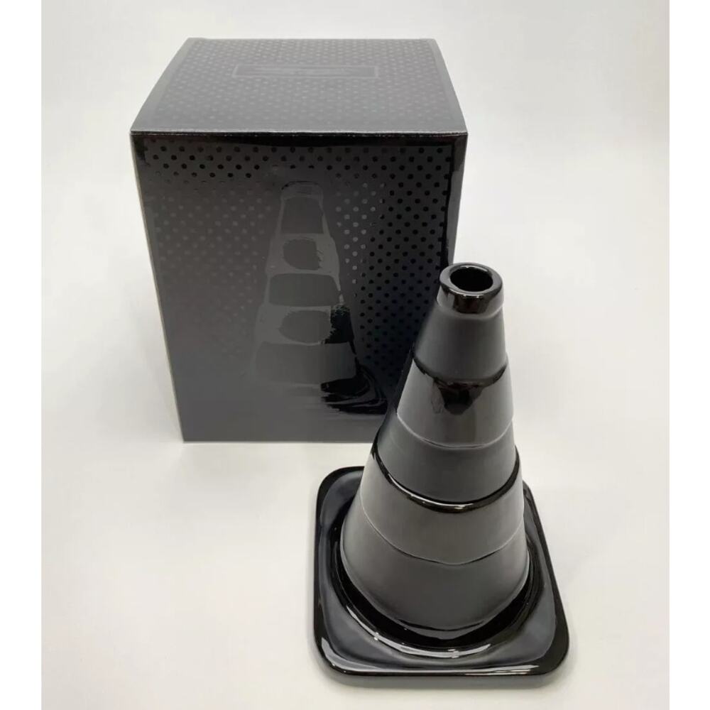 •NEW•  Joshua Vides X Unfinished Business Ceramic "Traffic Cone" Art